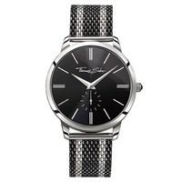 Thomas Sabo Mens Black & Silver Mesh Rebel Spirit Watch