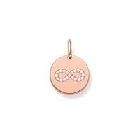 Thomas Sabo Rose Gold Infinity Coin Pendant