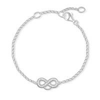 thomas sabo charm club zirconia infinity bracelet