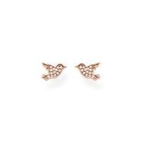 thomas sabo rose gold bird stud earrings