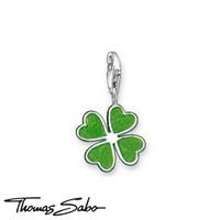 Thomas Sabo Green Clover Leaf Charm