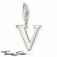 Thomas Sabo Silver Letter V Charm