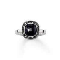 thomas sabo square onyx ring