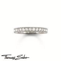 Thomas Sabo Silver Crystal Band Ring