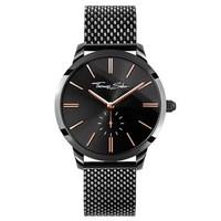 thomas sabo glam spirit black mesh watch