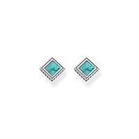 Thomas Sabo Turquoise Square Studs