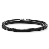 Thomas Sabo Black Faux Leather Cord 80cm X0006-088-11