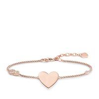 thomas sabo rose gold heart with infinity bracelet a1486 416 14