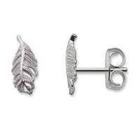 Thomas Sabo Silver Feather Stud Earrings H1789-001-12