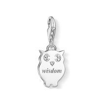 thomas sabo anniversary silver diamond wisdom charm dc0033 725 14