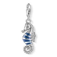 thomas sabo silver blue stripe seahorse 1045 007 1
