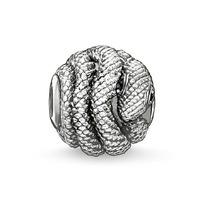 Thomas Sabo Silver Black CZ Snake Bead K0066-051-11