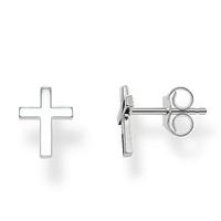 thomas sabo silver plain cross stud earrings h1893 001 12