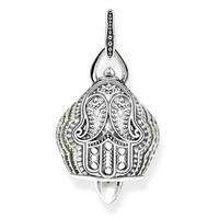 thomas sabo ladies silver hand of fatima pendant pe735 637 12