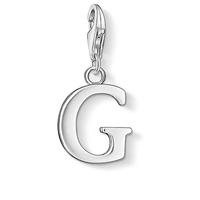 thomas sabo silver letter g charm 0181 001 12