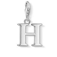 thomas sabo silver letter h charm 0182 001 12