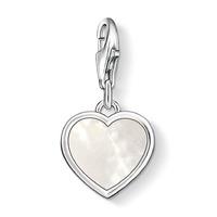 Thomas Sabo Silver Mother of Pearl Heart Charm 0920-029-14