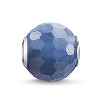 Thomas Sabo Silver Faceted Dumortierite Bead K0091-624-1