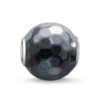 Thomas Sabo Silver Faceted Black Bead K0100-064-5