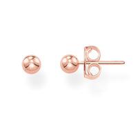 thomas sabo rose gold plated dots 4mm round stud earrings h1845 415 12