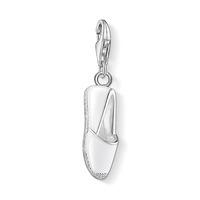 Thomas Sabo Silver White Enamel Espadrille Charm 1351-007-14