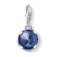 Thomas Sabo Silver Round Synthetic Corundum Charm 1223-037-32