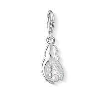 Thomas Sabo Silver Freshwater Pearl Lobster Claw Charm 1346-082-14