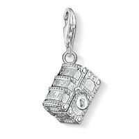 Thomas Sabo Silver Cubic Zirconia Treasure Chest Charm 1220-073-7