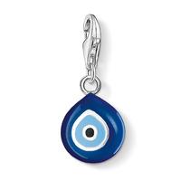 Thomas Sabo Silver Blue Enamel Turkish Eye Charm 0829-007-1