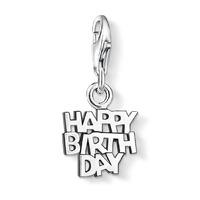 Thomas Sabo Silver Happy Birthday Charm 0883-001-12