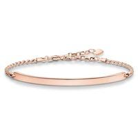 Thomas Sabo Ladies Rose Gold Plated Love Bridge Bracelet LBA0008-415-12-L18V