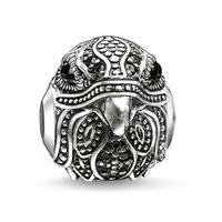 Thomas Sabo Silver Black Cubic Zirconia Falcon Bead K0181-641-11