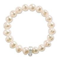 Thomas Sabo 15cm Freshwater Pearl Bracelet X0041-082-14-S