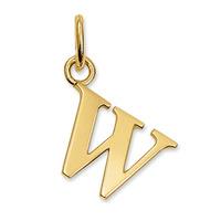 Thomas Sabo Gold Plated Letter W Pendant Charm PE610-413-12
