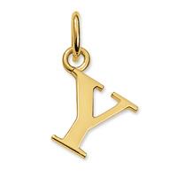 Thomas Sabo Gold Plated Letter Y Pendant Charm PE612-413-12