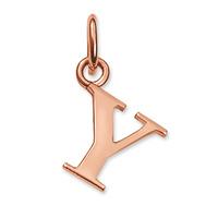 Thomas Sabo Rose Gold Plated Letter Y Pendant Charm PE612-415-12