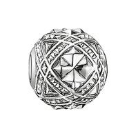 Thomas Sabo Silver Abstract Pattern Bead K0078-637-12