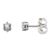 Thomas Sabo Silver Clear Cubic Zirconia Round Six Claw Studs H1818-051-14