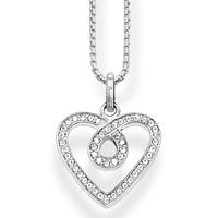 Thomas Sabo Silver Cubic Zirconia Heart Pendant Only PE671-051-14