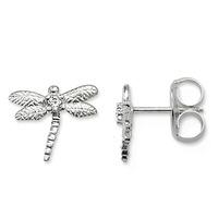 Thomas Sabo Silver CZ Dragonfly Stud Earrings H1736-051-14