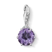 Thomas Sabo Silver February Amethyst Charm 1255-163-13