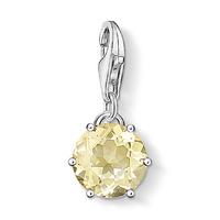 Thomas Sabo Silver November Yellow Quartz Charm 1264-774-4