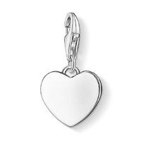 Thomas Sabo Silver Plain Heart Charm 0766-001-12