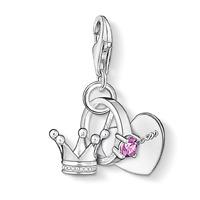 thomas sabo silver princess ring crown charm 0809 051 9