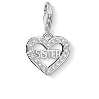 Thomas Sabo Silver Sister Heart Charm 1266-051-14