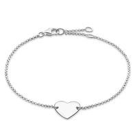 thomas sabo silver heart bracelet a1392 001 12 l195v