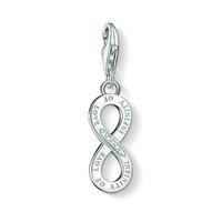 thomas sabo anniversary silver diamond infinity of love charm dc0027 7 ...