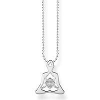 Thomas Sabo Silver Yoga Pendant Ball Chain KE1545-001-12-L45V