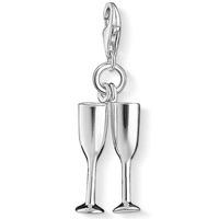 Thomas Sabo Silver Champagne Flutes Charm 1288-001-12