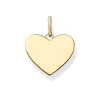 thomas sabo ladies love bridge gold heart pendant lbpe0002 413 12